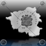 1oz ANDORRA 10 Dinars - Treasure of Andorra "Zlati Orel" 2013